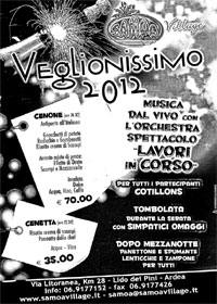 Veglione Capodanno Lido dei Pini